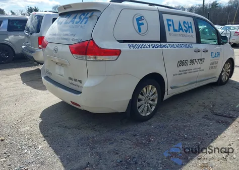 2011 Toyota Sienna Xle from USA, damaged, VIN 5TDDK3DC7BS021381